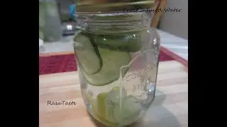 How to make infused water | Lemon, cucumber, Ginger and Mint