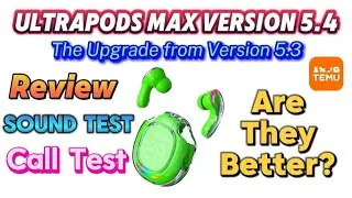 ultrapods max wireless Bluetooth earbuds review version 5.4