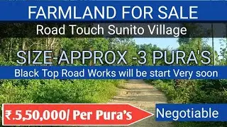 FARMLAND FOR SALE// SUNITO VILLAGE//₹ 5,50,000/ PER PURA//NEGOTIABLE// 17 KM FROM DIMAPUR 