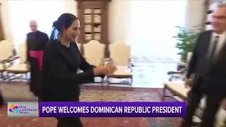 Pope Welcomes Dominican Republic's President