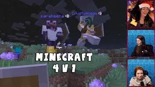 Harry trolls Sarah in Minecraft PVP