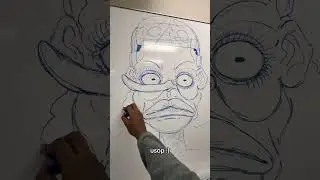 Usopp. Sogeking. One Piece. #art #meatcanyon #drawing #whiteboard #doodle #sketch