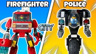 I Built LEGO CITY Mechs