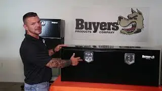 Black steel underbody truck box 1702310 with T-Latch from Buyers Products