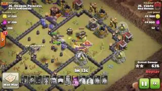 Clash of Clans TH9 GoVaBoHo 3 STAR ATTACK