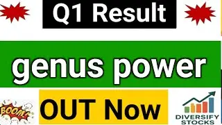 genus power q1 results 2026 | genus power share latest news | genus power Results Today | genuspower