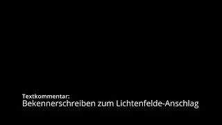 Ergebnisse zum Bekennerschreiben