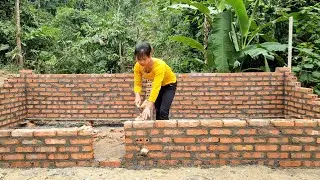 FULL VIDEO:30 days of completing a new pig barn, going to the market to buy black pigs to raise
