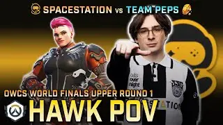 [ Hawk ] NA's BEST Zarya | Spacestation vs Team Peps | OWCS World Finals Upper Round 1