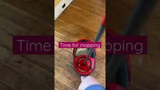 Cleaning the hardwood floors in my dining room