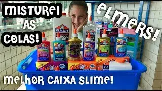 THE BEST SLIME BOX I GOT ! MIXING ALL ELMERS GLUE ! GIANT SLIME ! BIG BATCH SLIME !