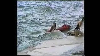 Plaža jezera Modrac 1997. ili 1998.god.