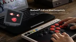 8BitDo Arcade Controller Unboxing + Review + Gameplay (Dustforce)