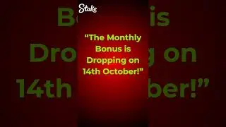 stake monthly bonus October 2025 #stake #bonus #mines