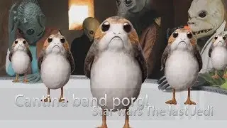 Cantina Band Song Made From Porg Sounds ! - Star Wars The Last Jedi