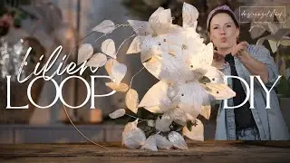 Dein DiY Lilien-bl&uuml;ten Loop der nie verbl&uuml;ht