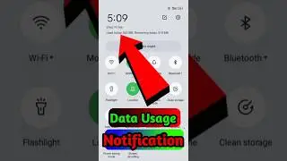 Data Usage kaise dekhe ? how to show data usage in notification | Data usage kaise check kare