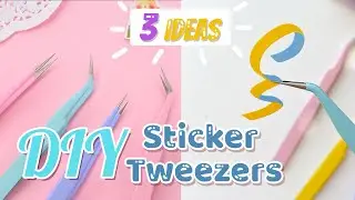 Cách làm Nhíp Gắp Sticker bằng giấy CHỈ 1 PHÚT | DIY Sticker Tweezers only 1 minute /Quyển Sách Nhỏ