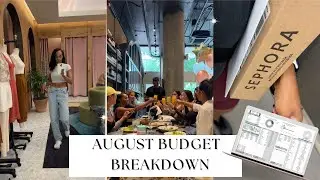 AUGUST BUDGET BREAKDOWN | 27k TO SPEND!