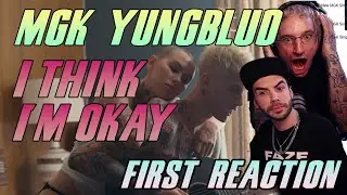 MGK - I Think I'm Okay ft. Travis Barker & Yungblud - Rock Bandmates React