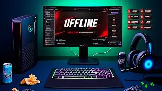 Как красиво оформить Twitch канал в 2025 | Аватарка, баннеры, кнопки, рамка, сцены, стингер переход.