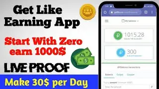 Best Earning App Start With 1st Month Invest 0$ earn 1000$ Per Month In Home