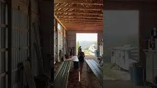 Family takes down old barn door to paint and repair