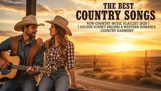New Country Music Playlist 2026 | Golden Sunset Dreams & Western Romance | Warm