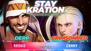 [SF6] Derp(Rashid) vs CrimsonRed(Cammy)| First-to-3 Match 2| Staykration 12&bull;02&bull;2023