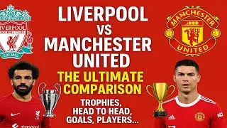 Liverpool vs Manchester United: The Ultimate Comparison (Trophies, Head to Head, Goals, Players..)