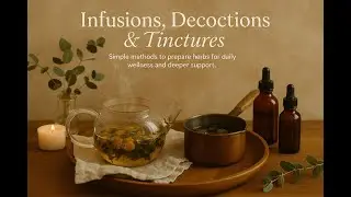 Infusions, Decoctions & Tinctures  | Part of the Beginners Guide to Herbal Wellness Series