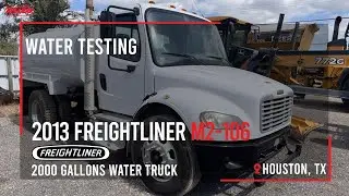 2013 Freightliner M2 106 Automatic Water Truck | 2000 Gallon Ledwell | Spray Test & Walkaround.