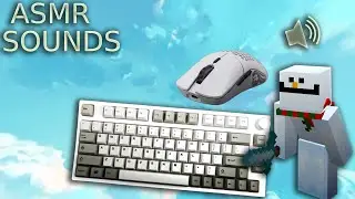 Keyboard + Mouse ASMR Sounds (Sweaty) | Hypixel Bedwars | Satisfying