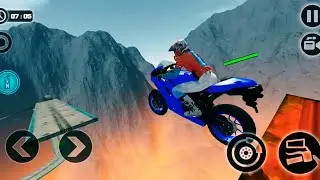 Impossible Motor Bike Tracks 3D Games - Motor Bike Stunt Game - MotorCycle Race Game - Bike Games 3D