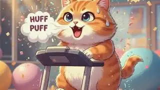 &ldquo;Funny Cartoon Cat Lifting Weights 🐱💪 | Cute Gym Workout Animation&rdquo;