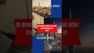 10 dramatic transformation cities before after  #beforeandafter