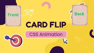 Create Stunning Flip Cards with CSS Animation | CSS Card Flip Tutorial (Hindi)