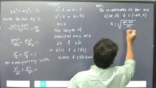 11th MATHS - 1 Conic Section Part:- 3