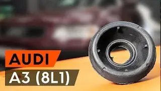 Cómo cambiar copelas del amortiguador delantero AUDI A3 1 (8L1) [INSTRUCCIÓN AUTODOC]