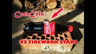 Coca Cola VS Firework stars | Experiment