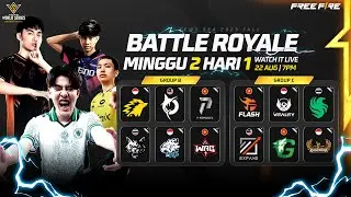 🔴[BM] FFWS SEA 2025 Fall | Battle Royale - Minggu 2 Hari 1
