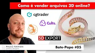 Vale a pena vender arquivos 3D? Quanto recebo por m&ecirc;s? #modelagem3d #3d #vendas #joias #design #stl