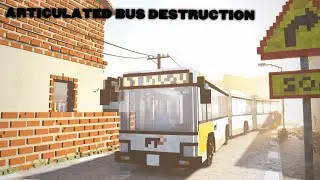 Articulated Bus Destruction | Teardown