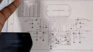 STK 4191 amplifier circuit diagram | STK power amplifiers part 2 in Sinhala