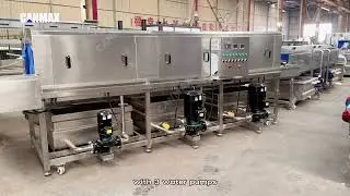 Basket washing machine | tote bin washer | 360&deg; Spray Cleaning for Turnover Baskets & Plastic Bins