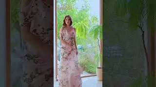 RATALA🌸This pink off - shoulder maxi dress with floral prints is pure romance.