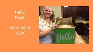 Hello Fresh Unboxing September 2020