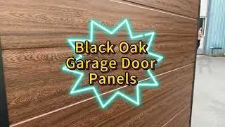 Xufeng Door: New Black Oak Garage Door Panels