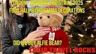 Рождество в лондонском Harrods 25: прогулка, фуд-корт, рождественские подарки и шопинг