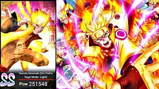 NxB: 7☆ Naruto Six Paths (Light) Showcase | Team & Solo Attack